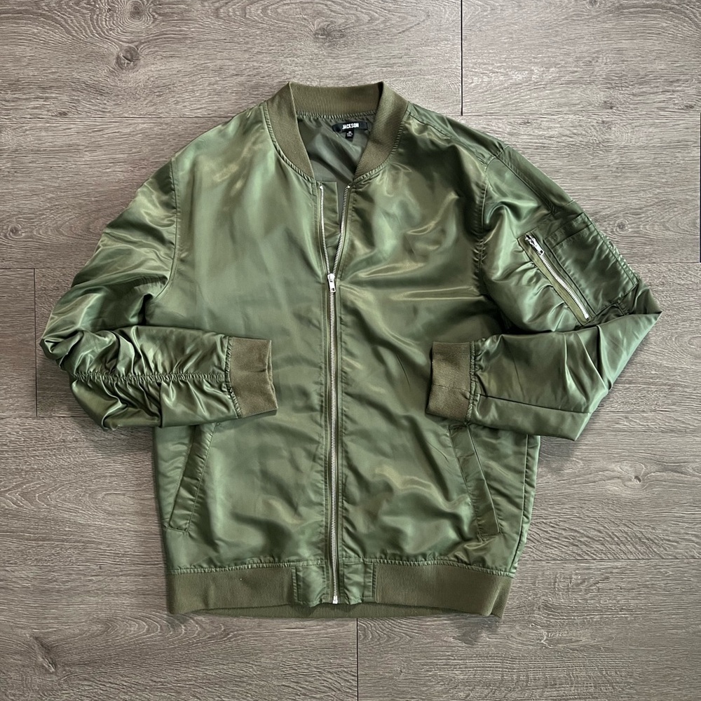 Jackson Men’s Lightweight Nylon Bomber Jacket - XL